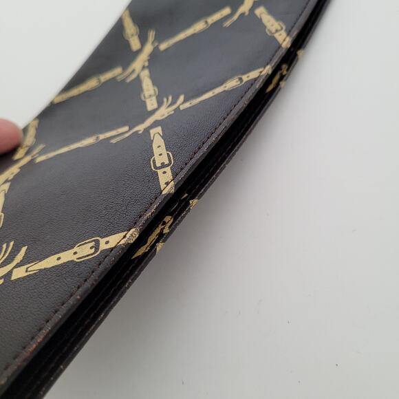 Longchamp Unisex Wallet Brown Bifold Soft Leather Folding Long Vintage Designer - Picture 10 of 10